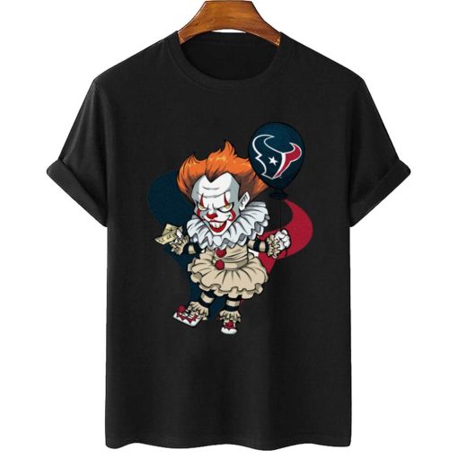 T Shirt Women 2 DSBN195 It Clown Pennywise Houston Texans T Shirt