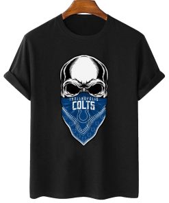 T Shirt Women 2 DSBN209 Skull Wear Bandana Indianapolis Colts T Shirt 1