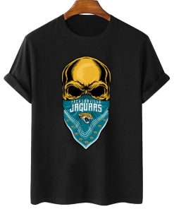 T Shirt Women 2 DSBN225 Skull Wear Bandana Jacksonville Jaguars T Shirt