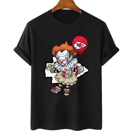 T Shirt Women 2 DSBN250 It Clown Pennywise Kansas City Chiefs T Shirt
