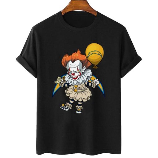 T Shirt Women 2 DSBN281 It Clown Pennywise Los Angeles Chargers T Shirt