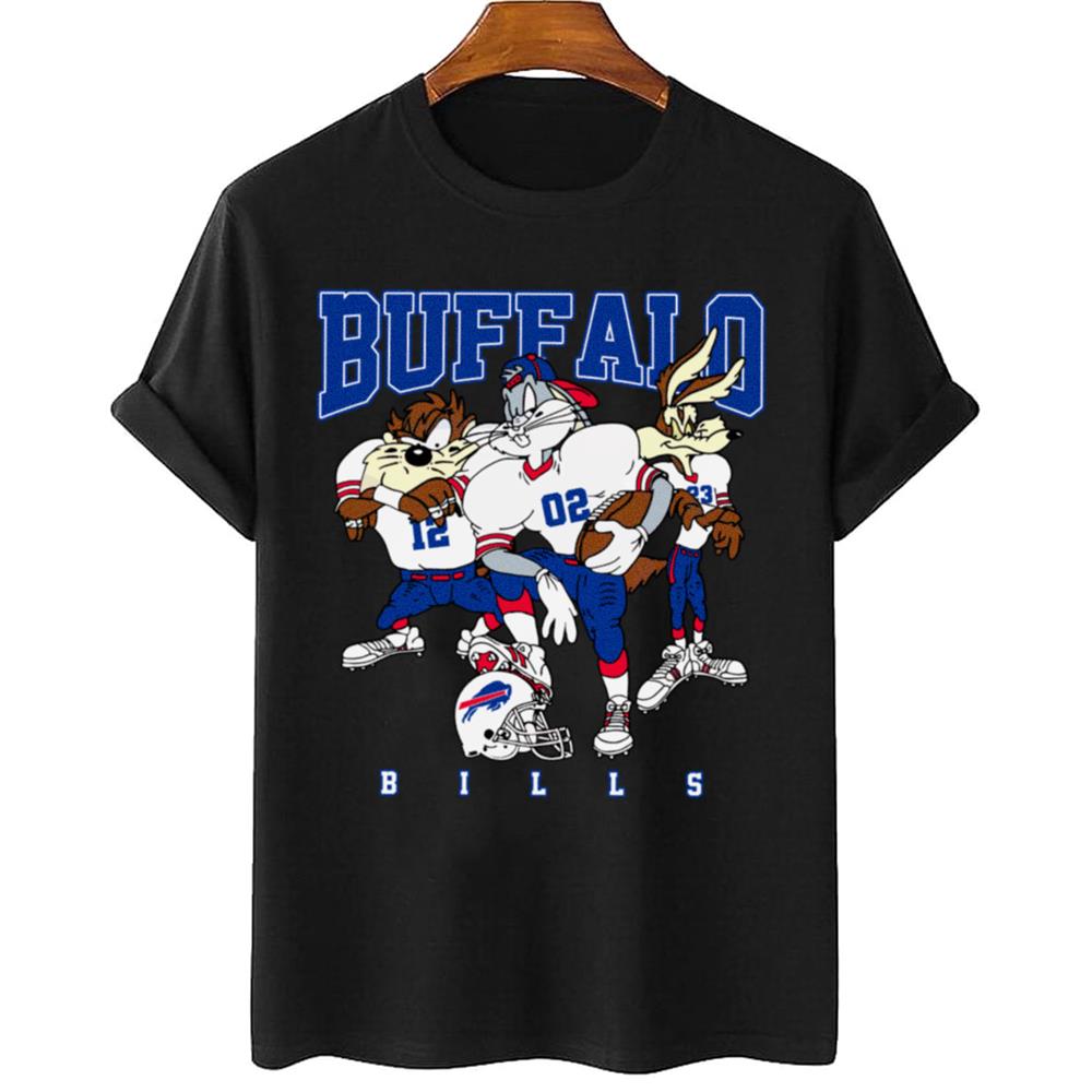 Buffalo Bills Bugs Bunny And Taz Player T-Shirt
