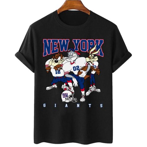 T Shirt Women 2 DSLT24 New York Giants Bugs Bunny And Taz Player T Shirt
