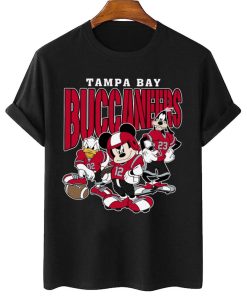 T Shirt Women 2 DSMK30 Tampa Bay Buccaneers Mickey Donald Duck And Goofy Football Team T Shirt