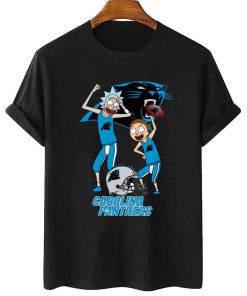 T Shirt Women 2 DSRM05 Rick And Morty Fans Play Football Carolina Panthers