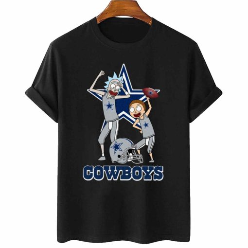 T Shirt Women 2 DSRM09 Rick And Morty Fans Play Football Dallas Cowboys