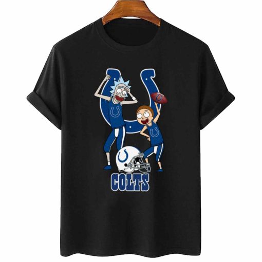 T Shirt Women 2 DSRM14 Rick And Morty Fans Play Football Indianapolis Colts