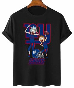 T Shirt Women 2 DSRM24 Rick And Morty Fans Play Football New York Giants