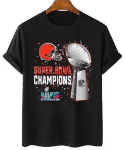 T Shirt Women 2 DSSB08 Cleveland Browns Super Bowl LVII 2023 Champions T Shirt