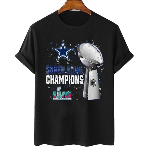 T Shirt Women 2 DSSB09 Dallas Cowboys Super Bowl LVII 2023 Champions T Shirt