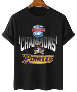 T Shirt Women 2 East Carolina Pirates Birmingham Bowl Champions T Shirt