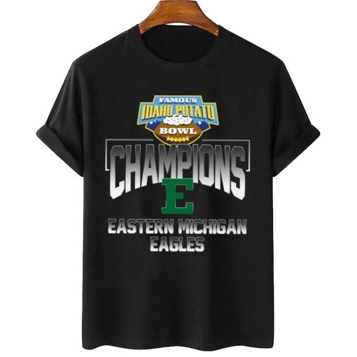 T Shirt Women 2 Eastern Michigan Eagles Famous Idaho Potato Bowl Champions T Shirt