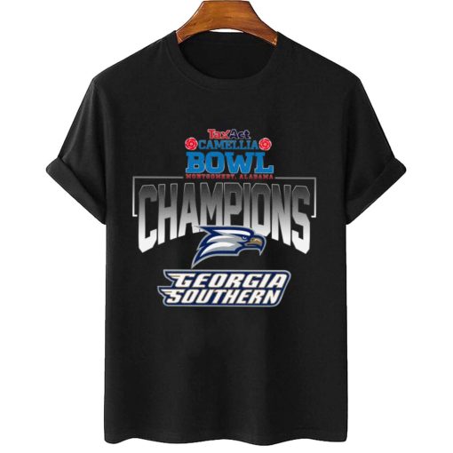 T Shirt Women 2 Georgia Southern Eagles Camellia Bowl Champions T Shirt