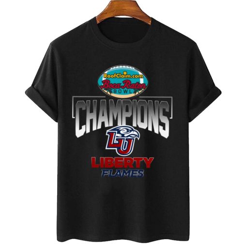 T Shirt Women 2 Liberty Flames Boca Raton Bowl Champions T Shirt