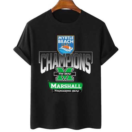 T Shirt Women 2 Marshall Thundering Herd Myrtle Beach Bowl Champions T Shirt