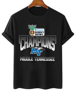 T Shirt Women 2 Middle Tennessee Hawaii bowl Champions T Shirt