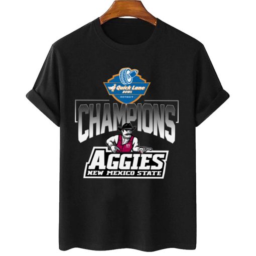 T Shirt Women 2 New Mexico State Aggies Quick Lane Bowl Champions T Shirt