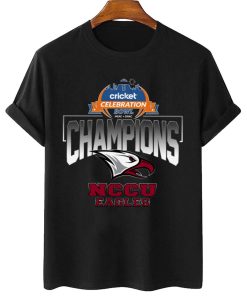 T Shirt Women 2 North Carolina Central Eagles Cricket Celebration Bowl Champions T Shirt