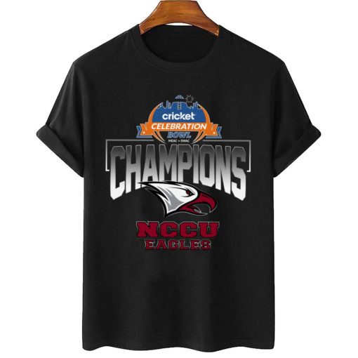 T Shirt Women 2 North Carolina Central Eagles Cricket Celebration Bowl Champions T Shirt