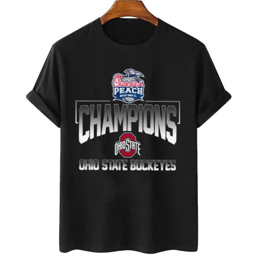 T Shirt Women 2 Ohio State Buckeyes Chick Fil A Peach Bowl Champions T Shirt
