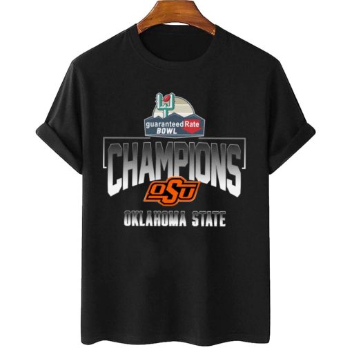 T Shirt Women 2 Oklahoma State Cowboys Guaranteed Rate Bowl Champions T Shirt