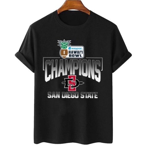 T Shirt Women 2 San Diego State Hawaii bowl Champions T Shirt