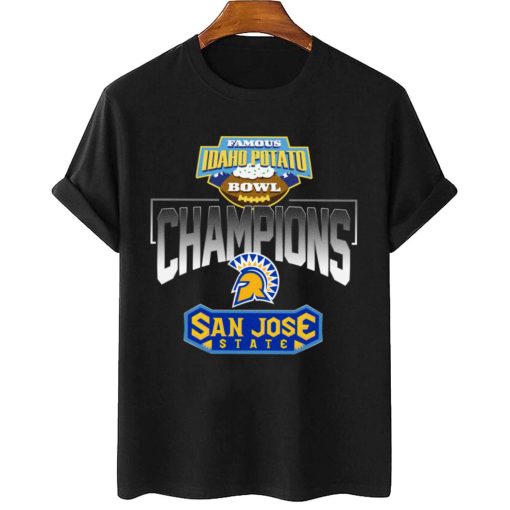 T Shirt Women 2 San Jose State Spartans Famous Idaho Potato Bowl Champions T Shirt