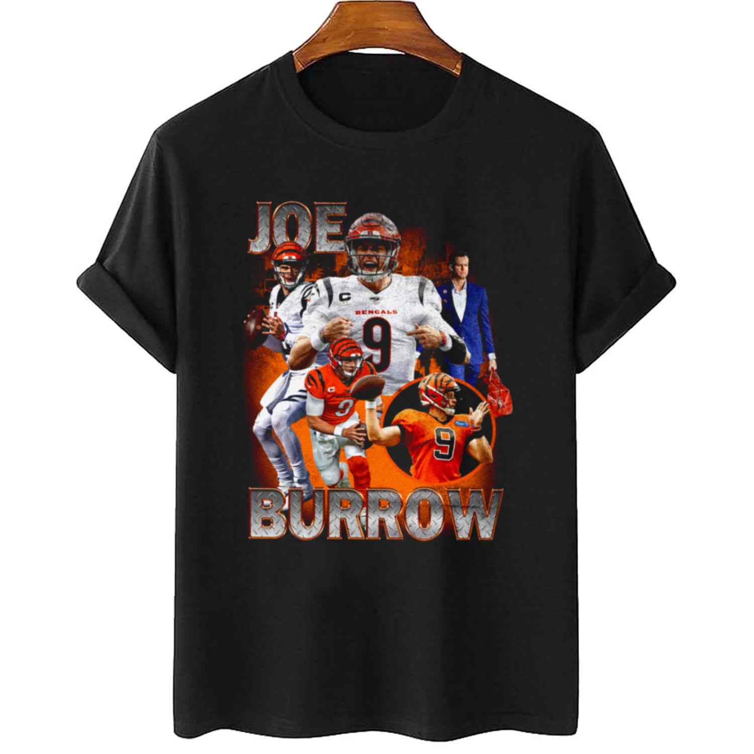 Joe Burrow Super Bowl Vintage Cincinnati Bengals T-Shirt