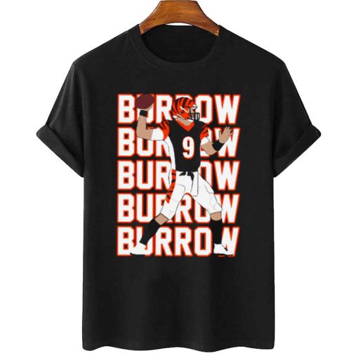 T Shirt Women 2 TSBN117 Joe Burrow Repeat Text Cincinnati Bengals T Shirt