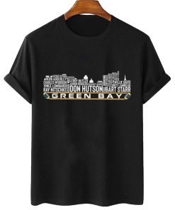 T Shirt Women 2 TSSK02 Green Bay All Time Legends Football City Skyline T Shirt