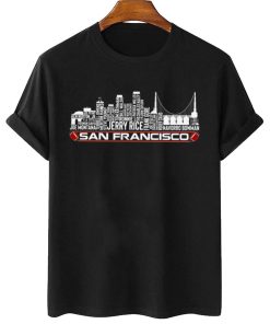 T Shirt Women 2 TSSK07 San Francisco All Time Legends Football City Skyline T Shirt