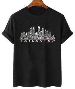 T Shirt Women 2 TSSK08 Atlanta All Time Legends Football City Skyline T Shirt