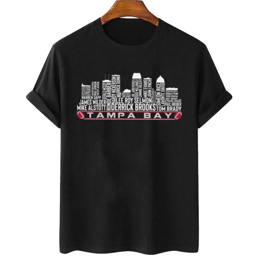 T Shirt Women 2 TSSK16 Tampa Bay All Time Legends Football City Skyline T Shirt