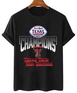 T Shirt Women 2 Texas Tech Red Raiders Taxact Texas Bowl Champions T Shirt