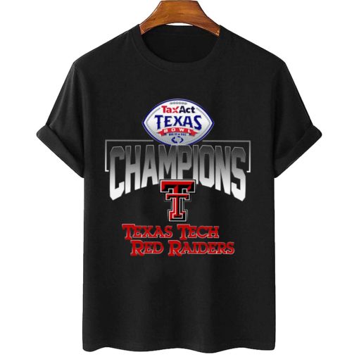 T Shirt Women 2 Texas Tech Red Raiders Taxact Texas Bowl Champions T Shirt