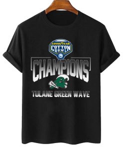 T Shirt Women 2 Tulane Green Wave Goodyear Cotton Bowl Classic Champions T Shirt