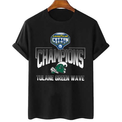 T Shirt Women 2 Tulane Green Wave Goodyear Cotton Bowl Classic Champions T Shirt