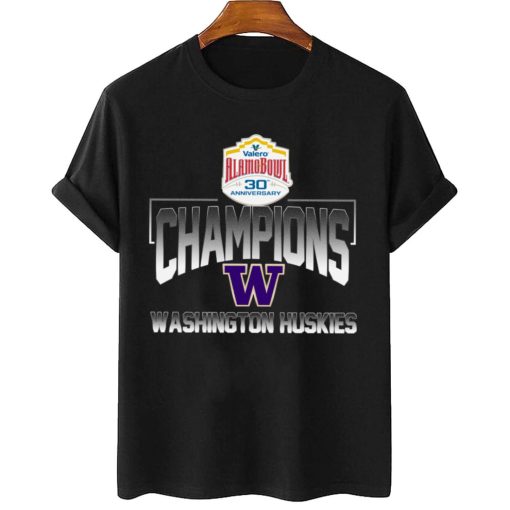 T Shirt Women 2 Washington Huskies Valero Alamo Bowl Champions T Shirt