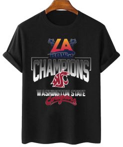 T Shirt Women 2 Washington State Cougars LA Bowl Champions T Shirt