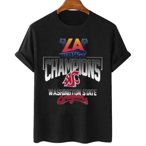 T Shirt Women 2 Washington State Cougars LA Bowl Champions T Shirt