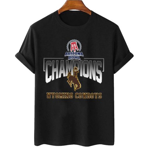 T Shirt Women 2 Wyoming Cowboys Arizona Bowl Champions T Shirt