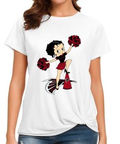 T Shirt Women DSBN018 Betty Boop Halftime Dance Atlanta Falcons T Shirt
