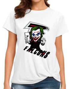 T Shirt Women DSBN023 Joker Smile Atlanta Falcons T Shirt