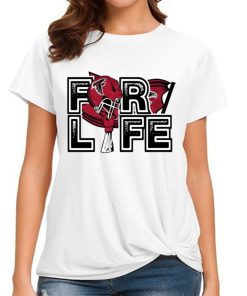 T Shirt Women DSBN026 For Life Helmet Flag Atlanta Falcons T Shirt