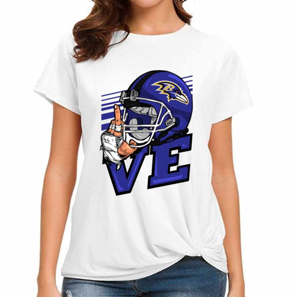 Love Sign Baltimore Ravens T-Shirt