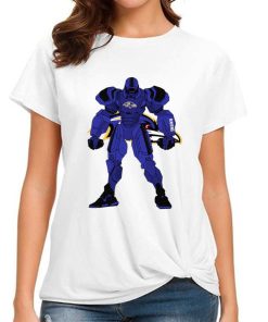 T Shirt Women DSBN041 Transformer Robot Baltimore Ravens T Shirt