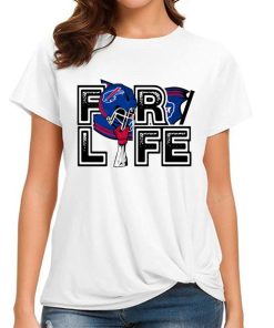 T Shirt Women DSBN054 For Life Helmet Flag Buffalo Bills T Shirt
