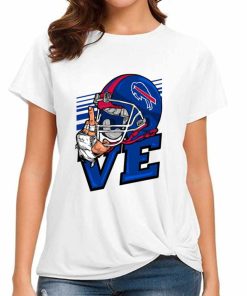 T Shirt Women DSBN061 Love Sign Buffalo Bills T Shirt