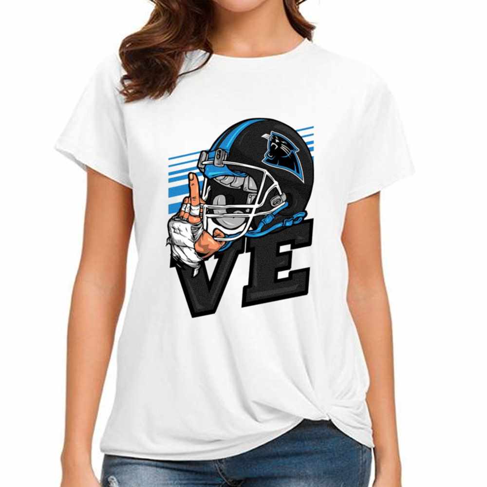 Love Sign Carolina Panthers T-Shirt
