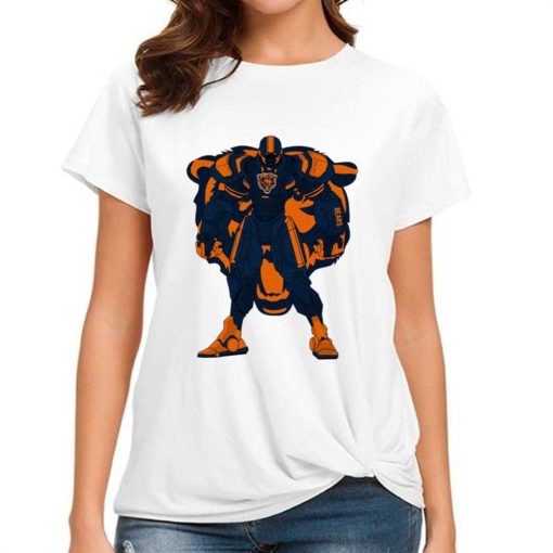 T Shirt Women DSBN096 Transformer Robot Chicago Bears T Shirt